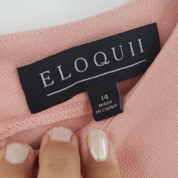 ELOQUII Pink Dress Size 14 - Picture 3 of 8